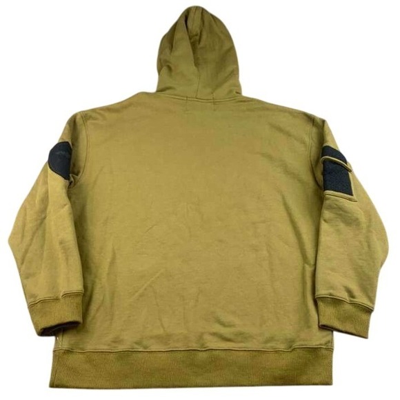 BOY LONDON Hoodie Men L Green Logo Eagle Graphic Army Shield Velcro Patch Sleeve - Picture 2 of 12